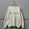 画像1: Yves Saint Laurent - 90's Logo Embroidery Sweat (1)