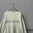 画像4: Yves Saint Laurent - 90's Logo Embroidery Sweat (4)