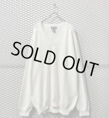 画像: LANDS' END - V-neck Knit (White)