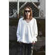 画像9: LANDS' END - V-neck Knit (White) (9)