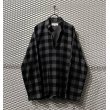 画像1: VAINL ARCHIVE - Block Check Skipper Shirt (1)