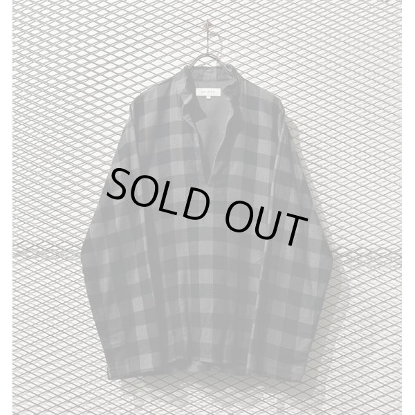 画像1: VAINL ARCHIVE - Block Check Skipper Shirt (1)