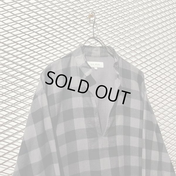 画像2: VAINL ARCHIVE - Block Check Skipper Shirt (2)