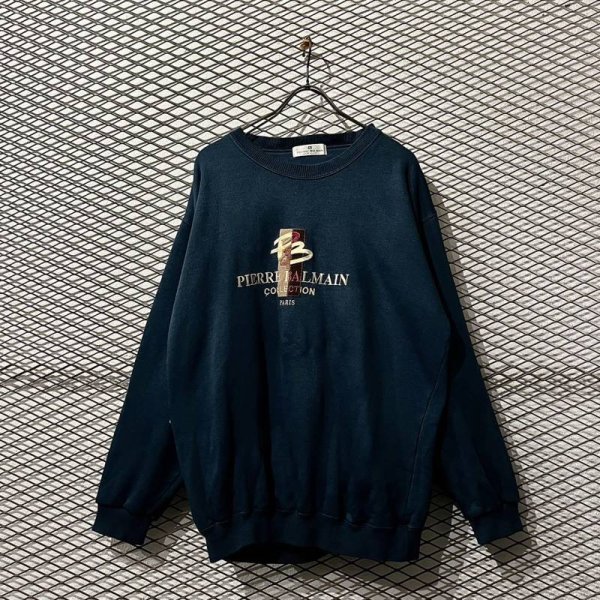 画像1: PIERRE BALMAIN - 90's Embroidery Sweat (1)