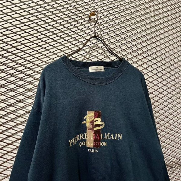 画像2: PIERRE BALMAIN - 90's Embroidery Sweat (2)