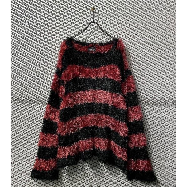 画像1: NUMBER (N)INE - "Kurt Cobain" Border Over Knit (1)