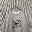 画像2: NIKE - 90's Logo Embroidery Sweat (BORO) (2)