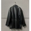 画像6: PAMEO POSE - Zip Design Long Fake Leather Jacket (6)