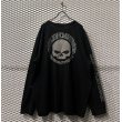 画像1: HARLEY DAVIDSON - Skull Over L/S Tee (2XL) (1)