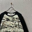 画像4: A BATHING APE - Camouflage x Botanical Switching Raglan Tee (4)