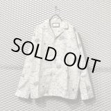 画像: MIHARA YASUHIRO - Drawing Flower Open Collar Shirt