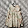 画像2: REBELLIOUS - Tie-dye Graphic Thermal Tops (2)