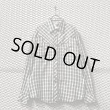 画像: 2-tacs - Different Material Button Check Western Shirt