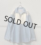 画像: STOCKERPOINT - 90's Lace-up Switching Denim Skipper Shirt