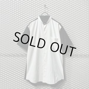 画像: KANSAI YAMAMOTO - Switching Stand Collar Shirt