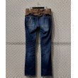 画像1: HAGAN - Switching Design Denim Pants (1)