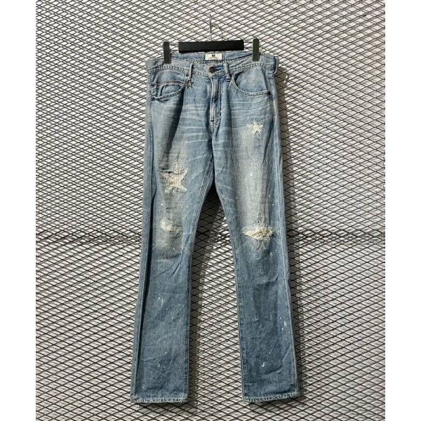 画像1: M - Damage & Repair ”☆” Denim Pants (1)