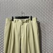 画像4: Used - 2-Tuck Linen Wide Slacks (4)