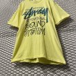 画像3: STUSSY - Logo Tee (Yellow) (3)