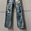 画像3: HYSTERIC GLAMOUR - 90's Studs Damage＆Repair Denim Pants (3)