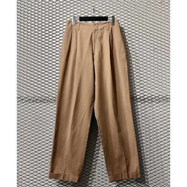 画像1: Ralph Lauren - 2-Tuck High Waist Slacks (1)