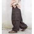 画像14: yotsuba - Jersey Cargo Pants (Brown) (14)