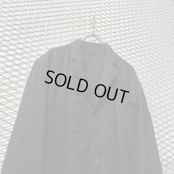 画像2: ANN DEMEULEMEESTER - Shirring Switching 3B Tailored Jacket (2)