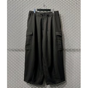 画像: yotsuba - Jersey Cargo Pants (Charcoal)