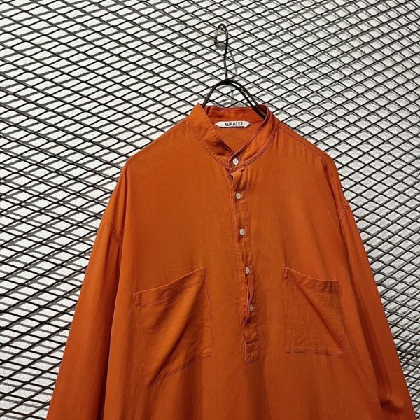 画像2: AURALEE - Pullover Shirt (Orange) (2)