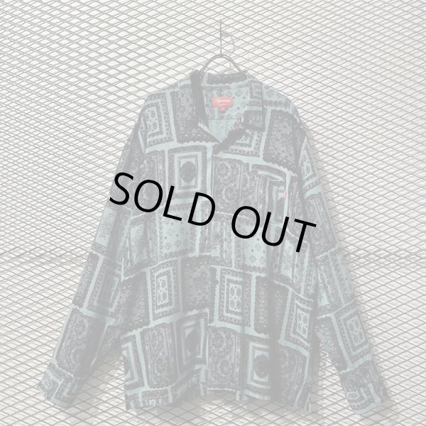 画像1: SUPREME - Paisley Open Collar Rayon Shirt (1)