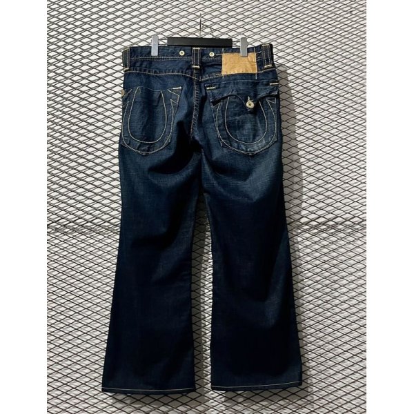 画像1: TRUE RELIGION - Wide Denim Pants (Indigo) (1)