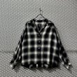 画像1: Needles - Ombre Check Open Collar Shirt (1)