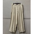 画像1: Y's - 2-Tack Linen Wide Slacks (1)