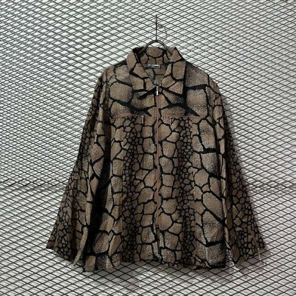 画像1: Used - See-through Python Zip-up Jacket (1)