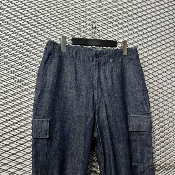 画像2: GOODENOUGH - 00's Denim Cargo Pants (2)