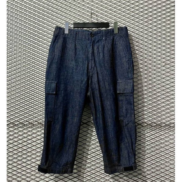 画像1: GOODENOUGH - 00's Denim Cargo Pants (1)