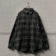 画像1: NEIGHBORHOOD - Cut-off Collar Check Shirt (1)