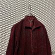 画像2: TORNADO MART - Velor Open Collar Shirt (Burgundy) (2)