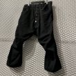 画像3: NEMETH - 90's 6-Button Saruel Pants (Black) (3)