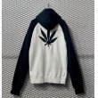 画像1: lucien pellat-finet - "Marijuana" Zip-up Hoodie (1)