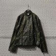 画像1: Used - Python Pattern Fake Leather Jacket (Khaki) (1)