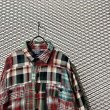 画像4: POLO RALPH LAUREN - Ombre Check Patchwork Over Shirt (4)