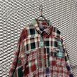 画像2: POLO RALPH LAUREN - Ombre Check Patchwork Over Shirt (2)