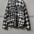 画像3: NEIGHBORHOOD - Ombre Check Patchwork Crinkled Shirt (3)