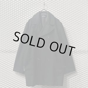 画像: tricot COMME des GARCONS - 90's Wool Stitch Design Pea Coat