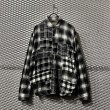 画像1: NEIGHBORHOOD - Ombre Check Patchwork Crinkled Shirt (1)