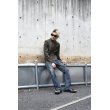 画像7: Used - Python Pattern Fake Leather Jacket (Khaki) (7)