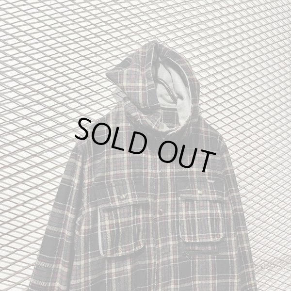 画像2: SILAS - Checked Hooded Flannel Shirt (2)