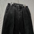 画像2: JOHN LAWRENCE SULLIVAN - 1-Tuck Wide Corduroy Pants (2)