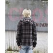 画像10: SILAS - Checked Hooded Flannel Shirt (10)